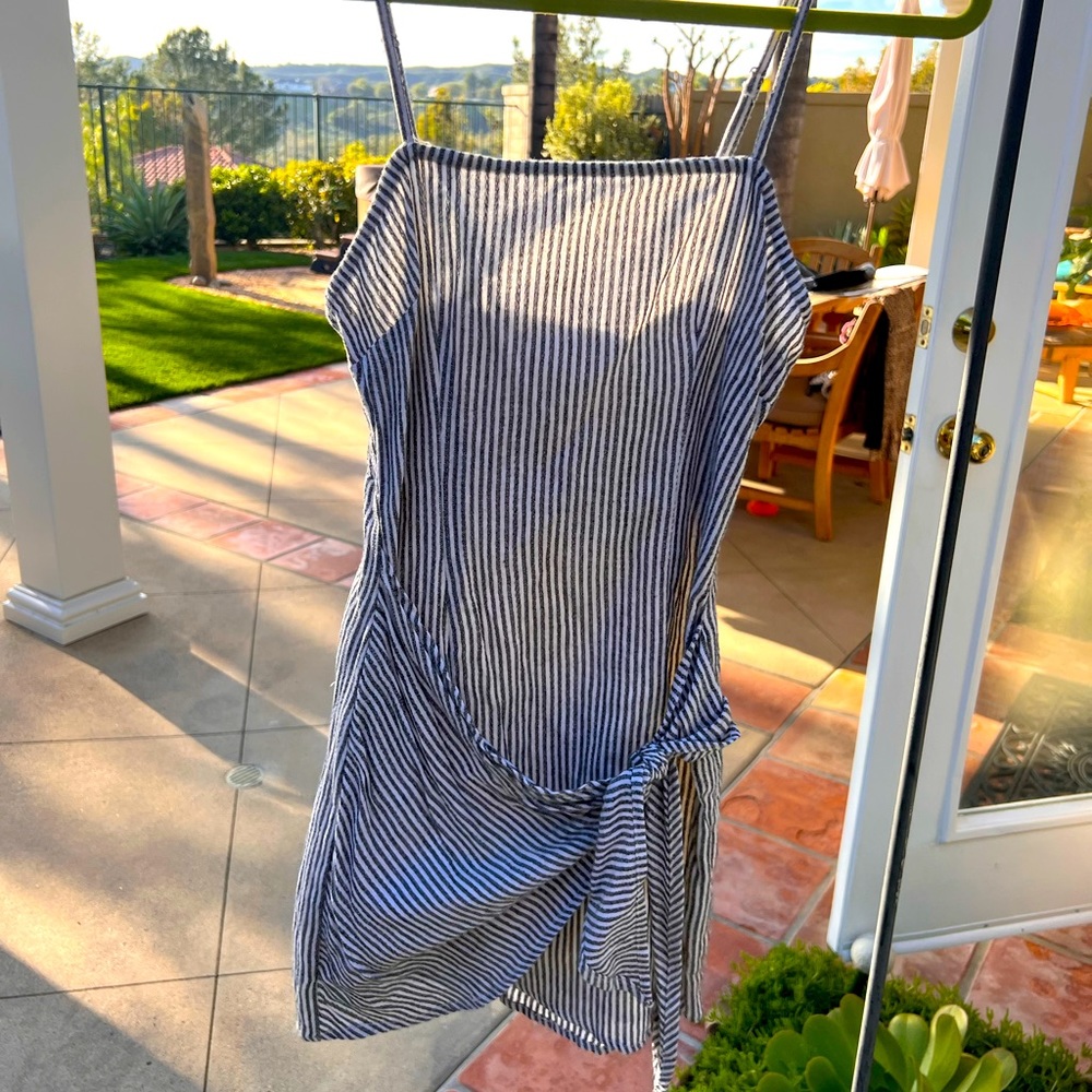 Cotton Candy LA Striped Tie Dress